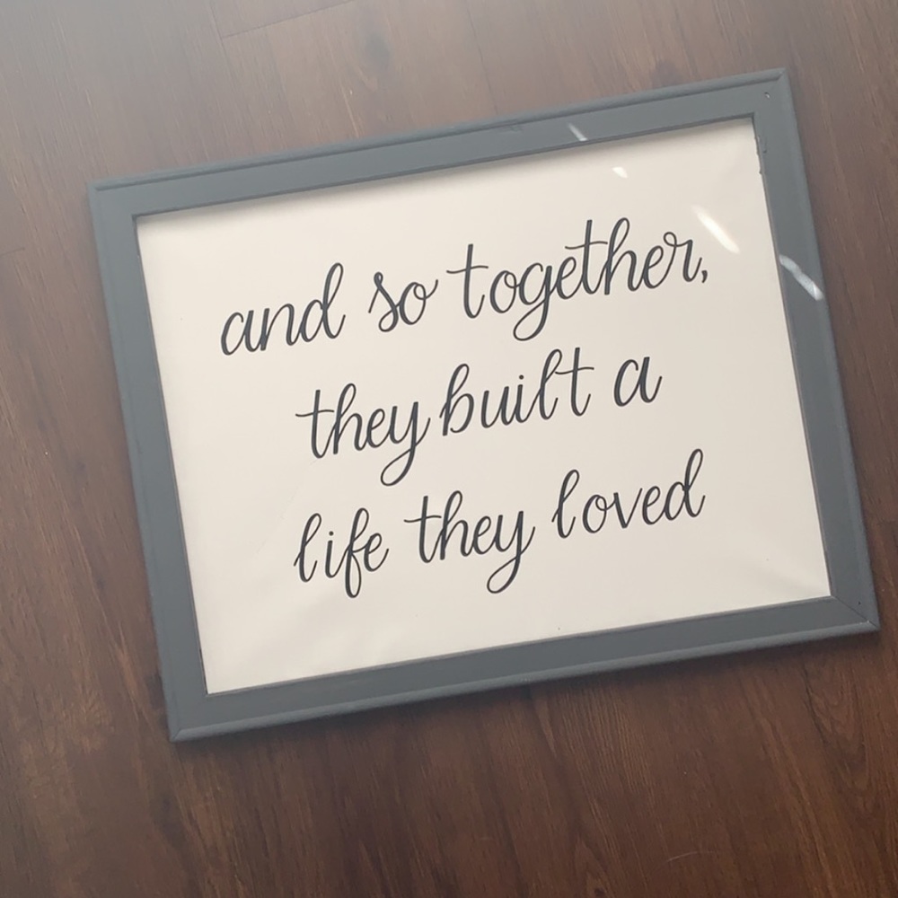 Farmhouse sign